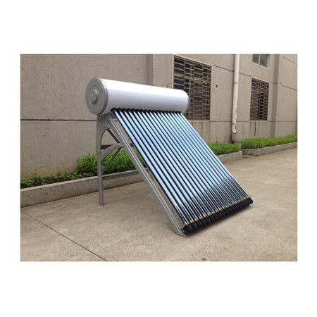 چھت پر کم پریشر ویکیوم ٹیوب سٹینلیس اسٹیل سورج پاور SUS304 شمسی توانائی سے پانی کا ہیٹر